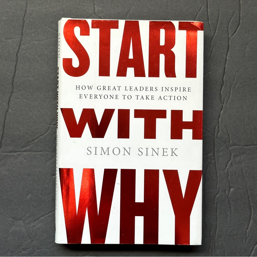 Start With Why by Simon Sinek | Self-Help, Business | Hardcover Book
